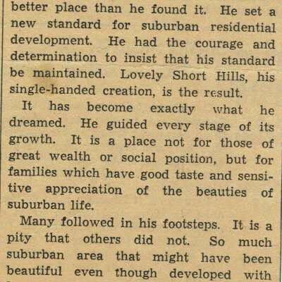 Stewart Hartshorn Tribute, 1937