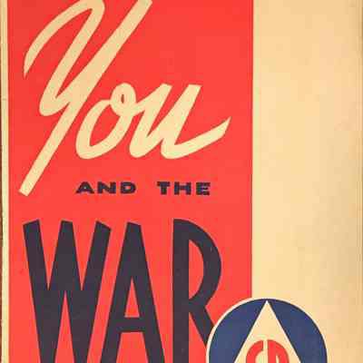 World War II Items: You and the War Pamphlet, 1942