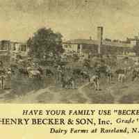          Becker & Son Dairy: Centerville & Southwestern Railroad Tickets, 1950s-early 1960s. picture number 1
   