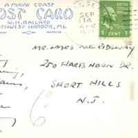          Ridgeway: Mr. and Mrs. William C. Ridgeway postcards, 1946 and 1949 picture number 1
   