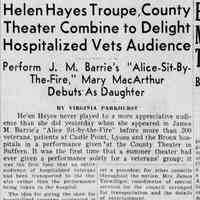          Article from The Journal News, Nyack, July 26, 1946
   