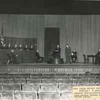          Chester Morris, Richard Everhart, Gordon Barnes and Alfred Sander in The Caine Mutiny Court Martial, 1955.
   