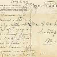          Postmarked Elizabeth, August 8, 1951
   