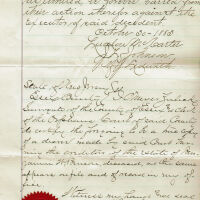          Brison: Benjamin W. Benson Estate Documents, 1883 picture number 2
   