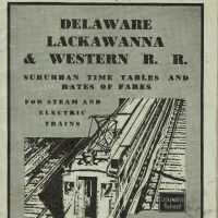 Railroad: Delaware, Lackawanna & Western Railroad Time Table, 1947