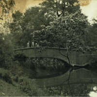 Taylor Park Bridge with People, c. 1945-6