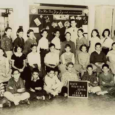 South Mountain School: Bill Schaeffer's 6th grade class, 1956