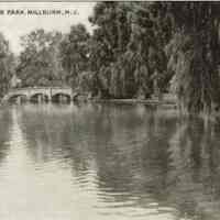 Taylor Park: Taylor Park with Rahway River and Bridge