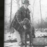 Silbersher: Lou Silbersher with Dog