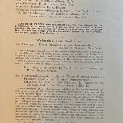 Macpherson: Practice of Medicine, reprint from 1931 pamphlet