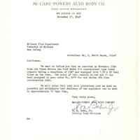          Fire Department: Letters and Material Pertaining to Purchase of New Fire Truck, 1948 picture number 9
   