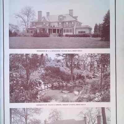 J.L. Kemmerer: Taylor Road, Frank B. Jewett: Hobart Avenue, Albert H. Marckwald: Montview Avenue