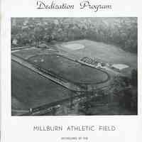 Millburn High School: Millburn Athletic Field Dedication Program, 1948