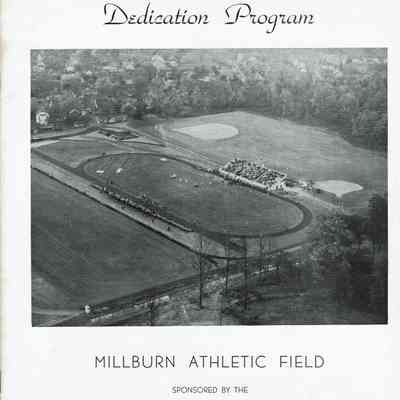 Millburn High School: Millburn Athletic Field Dedication Program, 1948