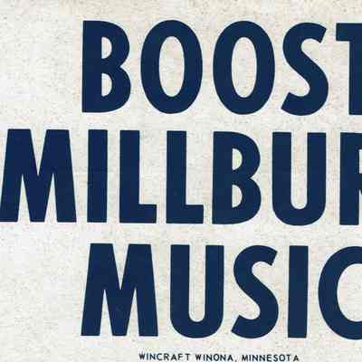 Millburn High School: Boost Millburn Music Sticker