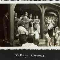 Millburn Art Center 1945 Scrapbook: Village Chorus Performance at the Village Festival, 1945