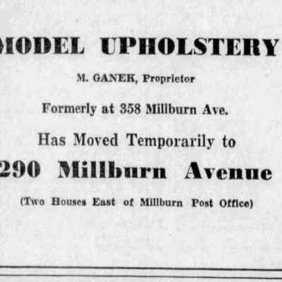 Temporary location at 290 Millburn Avenue, November 1945