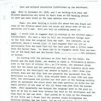 Oral History: Shackleton, Paul & Mildred, November 22, 1976