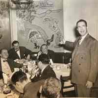 Dunn: Bob Dunn and other cartoonists at the Palm Restaurant