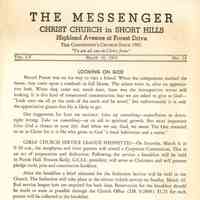 Christ Church: The Messenger, March 1963