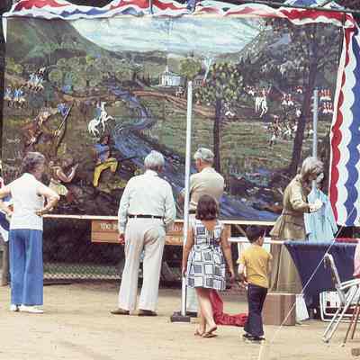 July 4: Battle of Springfield Painting, 1976
