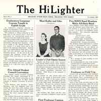 Millburn Junior High School: The HiLighter, November 1960