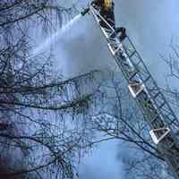          Racquets Club: Peter Mackersie Photographs of the Racquets Club Fire, 1978 picture number 7
   