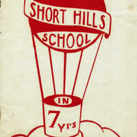 Short Hills Elementary School Graduation Program, 1958