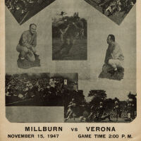 Football: Millburn High School vs. Verona Program for November 15, 1947