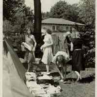          Millburn Art Center 1946 Scrapbook: Village Festival Costumes, 1946 picture number 4
   