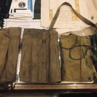 Rudiger: Stanley Rudiger - WWII Army Issued Pouches (3)