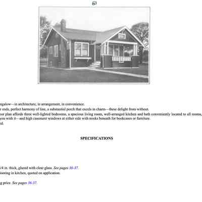 1922 Bennett Built Homes Catalog, retrieved from Project Gutenberg