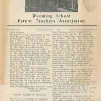 Wyoming School: Wyoming School PTA Bulletin, 1958