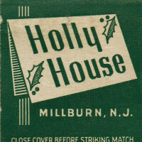 Holly House Matchbook Cover