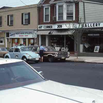 309 Millburn Avenue: Art Corner and Upper Cut Men's Hair Stylists, 1978