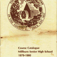 Millburn High School Course Catalog, 1979-80
