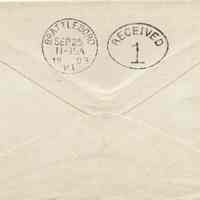          Millburn Public Schools: Mary E. Smith Envelope, 1908 picture number 2
   