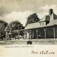 Railroad: Short Hills Train Station, 1907