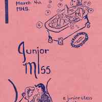 MHS Scrapbook: Junior Miss Production Program, 1949