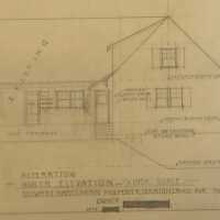 153 Highland Avenue, Alteration Plans, 1955