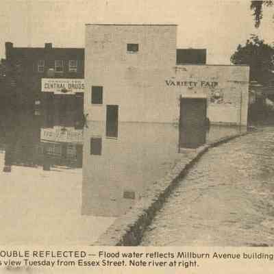 1975 Flood view of Variety Fair, Item, July 17, 1975.