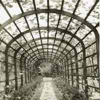 Wodell & Cottrell: Bancroft Gherardi Garden long archway, c. 1931