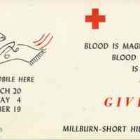 Red Cross: 2 Advertisements for Blood Giving