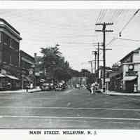 Main Street: Main Street and Millburn Avenue Centennial Postcard