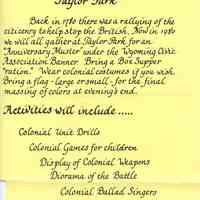          Battle of Springfield: Wyoming Citizenry Bicentennial Celebration, 1980 picture number 2
   