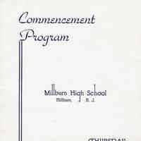          Millburn High School Commencement Program and Ticket, 1949 picture number 1
   