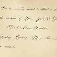 Flanagan: Invitation to Dance at Oliver House, 1901