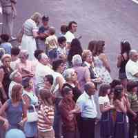          July 4: Spectators on Millburn Avenue at the American Bicentennial Parade, 1976 picture number 11
   