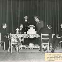          The banquet room in the Fairmont Hotel in San Francisco in The Caine Mutiny Court Martial, 1955.
   