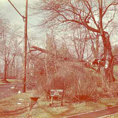 Corner of Marion Avenue and Old Short Hills Road, the office of Dentist Cornell Grossman